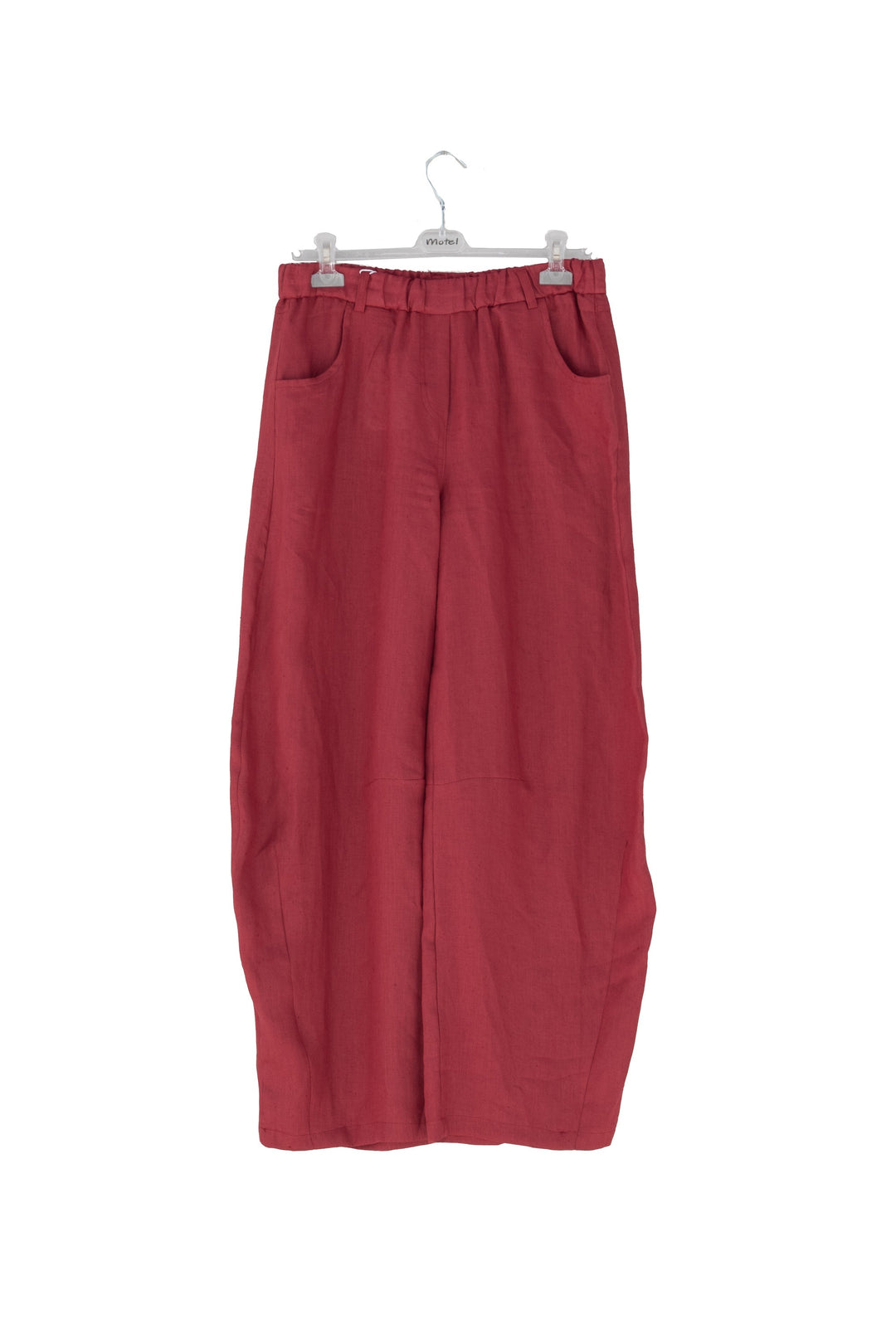 MOTEL Pantalone rosso indiano in Lino - Mancinelli 1954