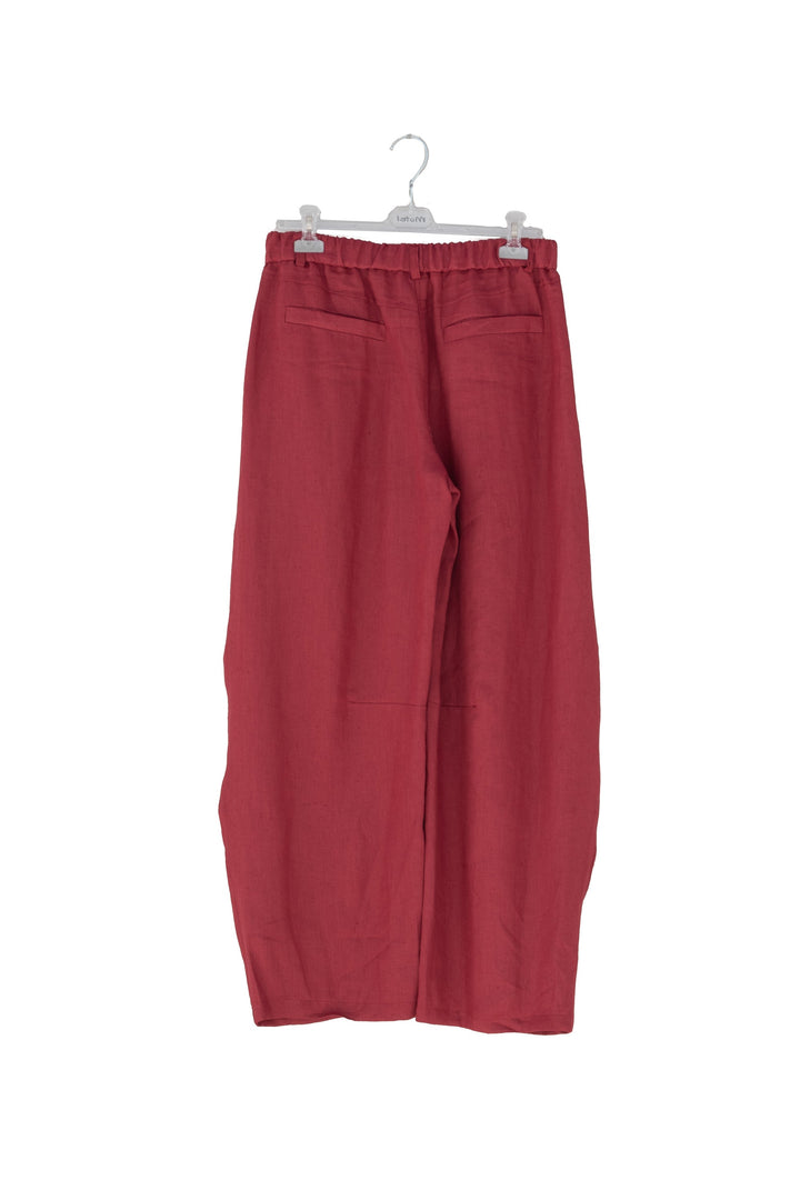 MOTEL Pantalone rosso indiano in Lino - Mancinelli 1954