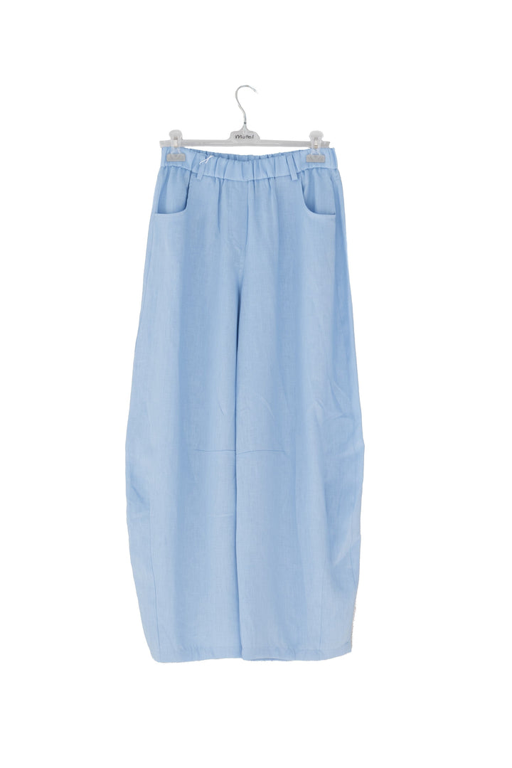 MOTEL Pantalone Azzurro in Lino - Mancinelli 1954
