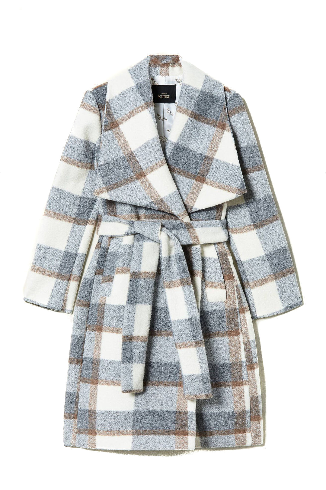 ACTITUDE TWINSET Cappotto 'Beryl' con disegno check - Mancinelli 1954