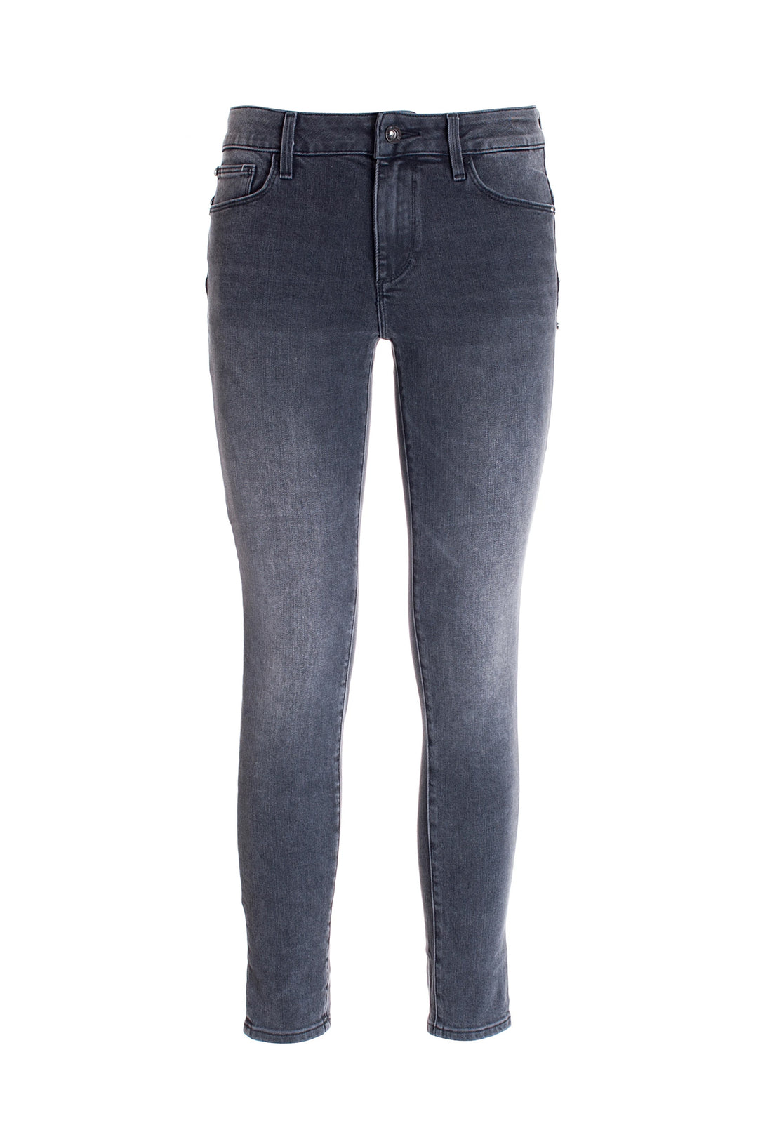 FRACOMINA Jeans skinny effetto push-up in denim stretch nero con lavaggio stone - Mancinelli 1954