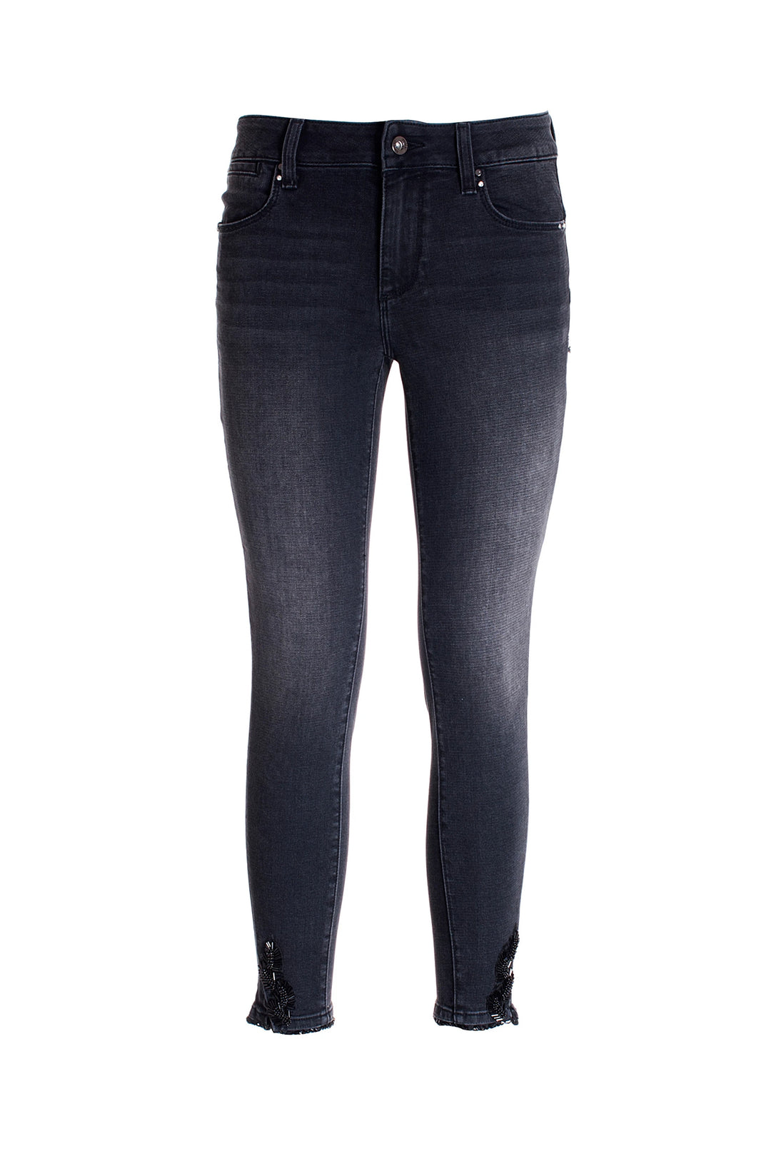 FRACOMINA Jeans skinny cropped effetto push up in denim con lavaggio scuro - Mancinelli 1954