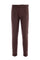Retro rust trousers in stretch virgin wool with one pleat