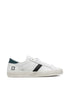 HILL LOW VINTAGE white-green low-top sneaker in leather