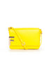 BELLA BAG yellow shoulder bag with side logo