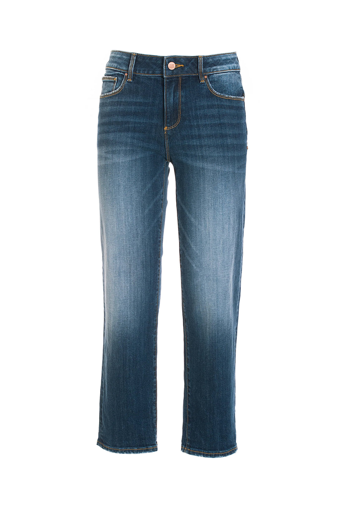 FRACOMINA Jeans linea dritta effetto shape up in denim con lavaggio medio - Mancinelli 1954