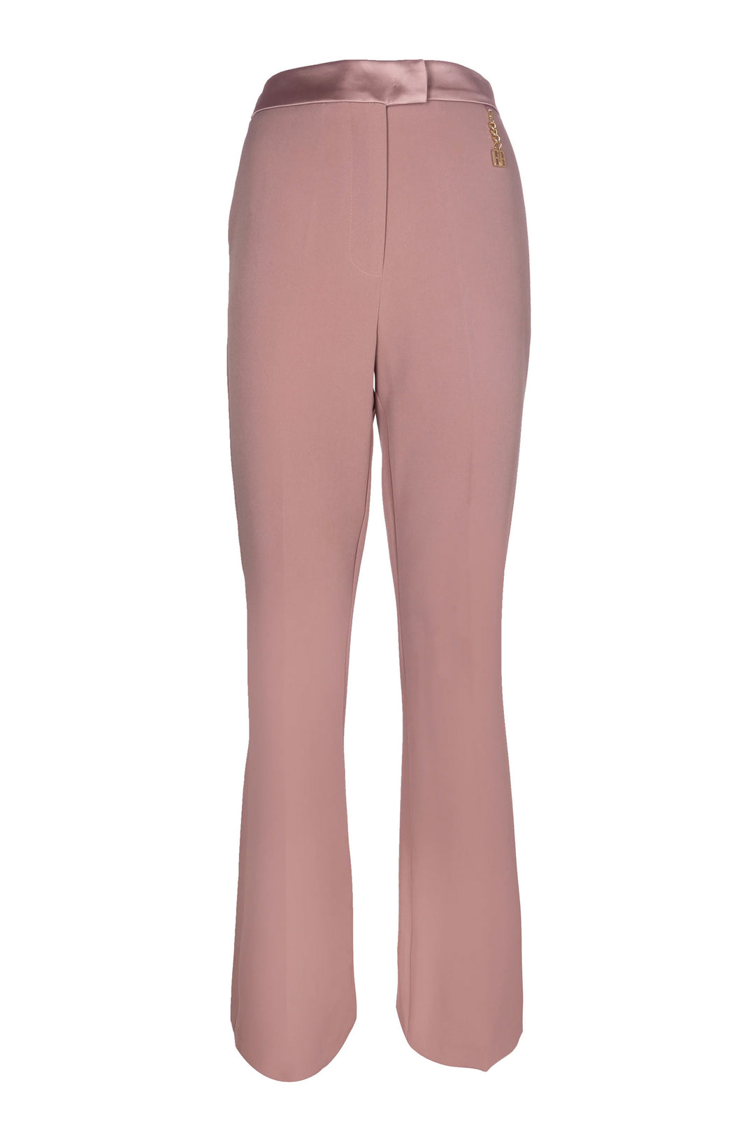 FRACOMINA Pantalone bootcut rosa antico in tessuto tecnico - Mancinelli 1954