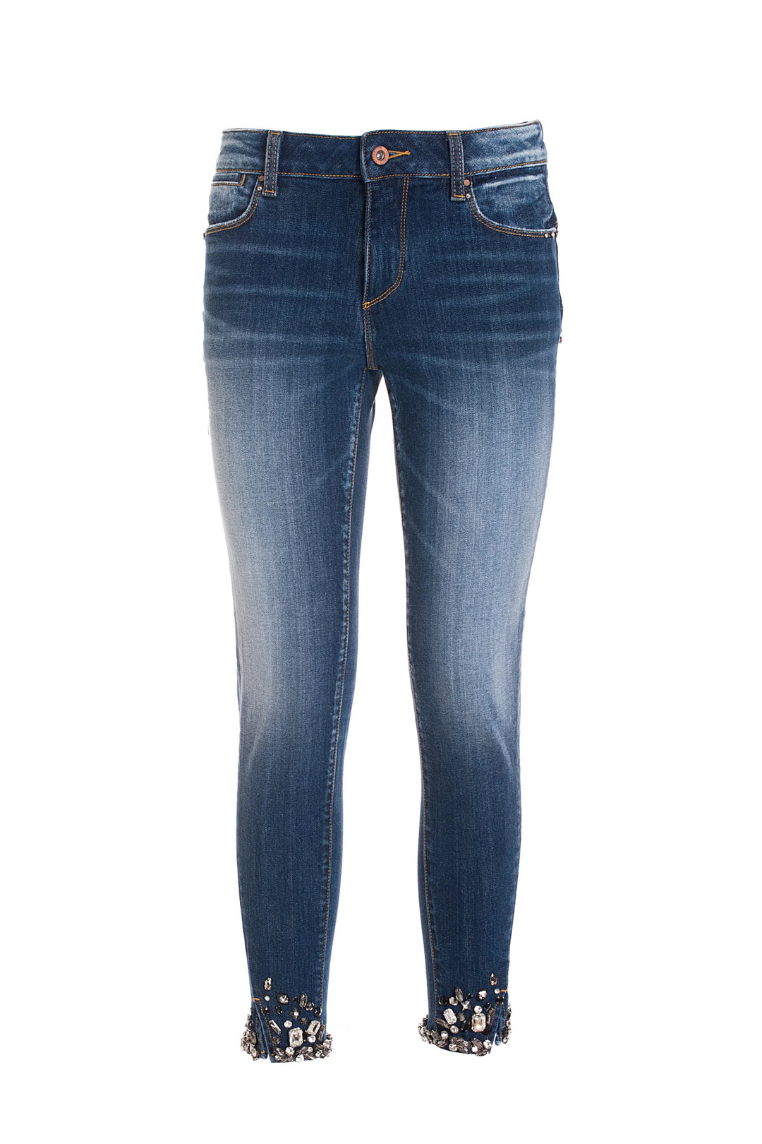 FRACOMINA Jeans slim effetto shape up in denim con lavaggio strong - Mancinelli 1954
