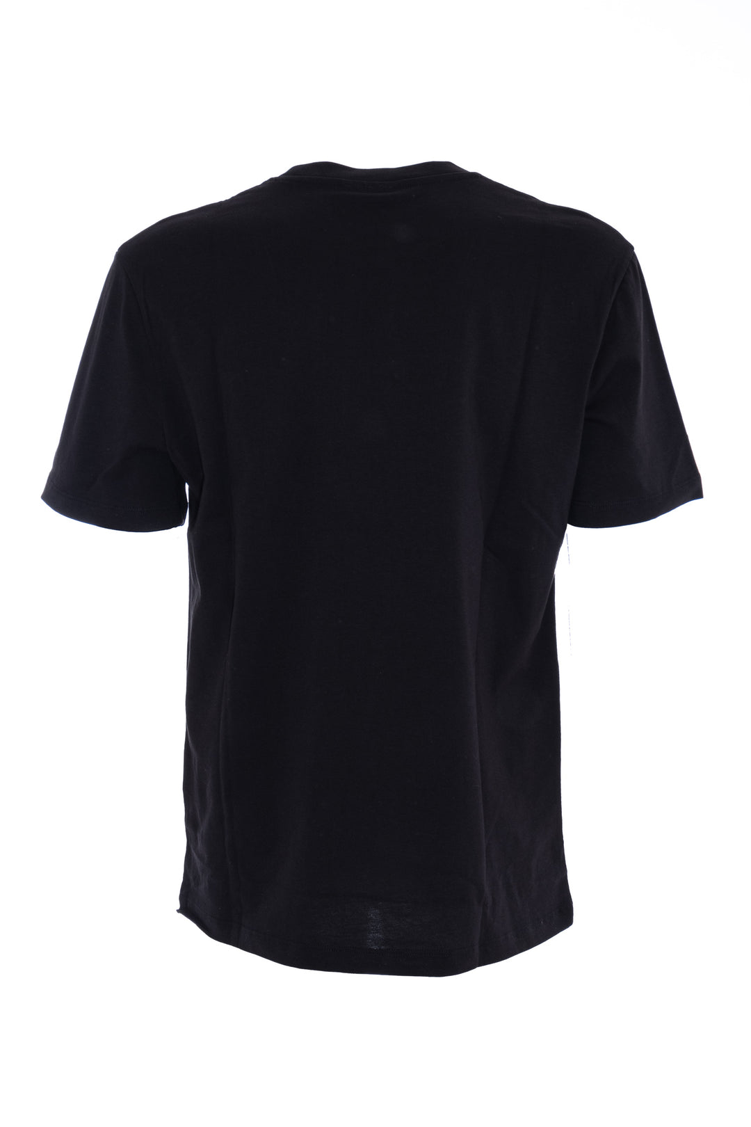 GAELLE T-shirt nera in cotone con logo - Mancinelli 1954