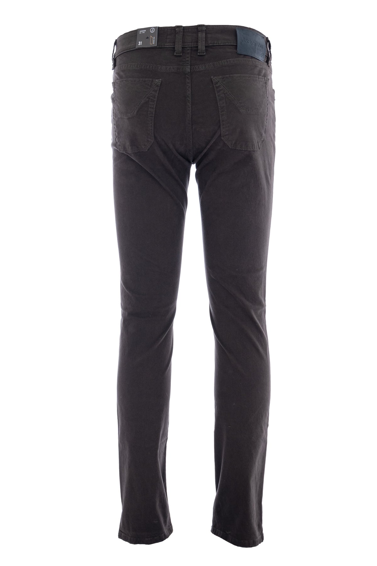 Gray Five-Pocket Trousers