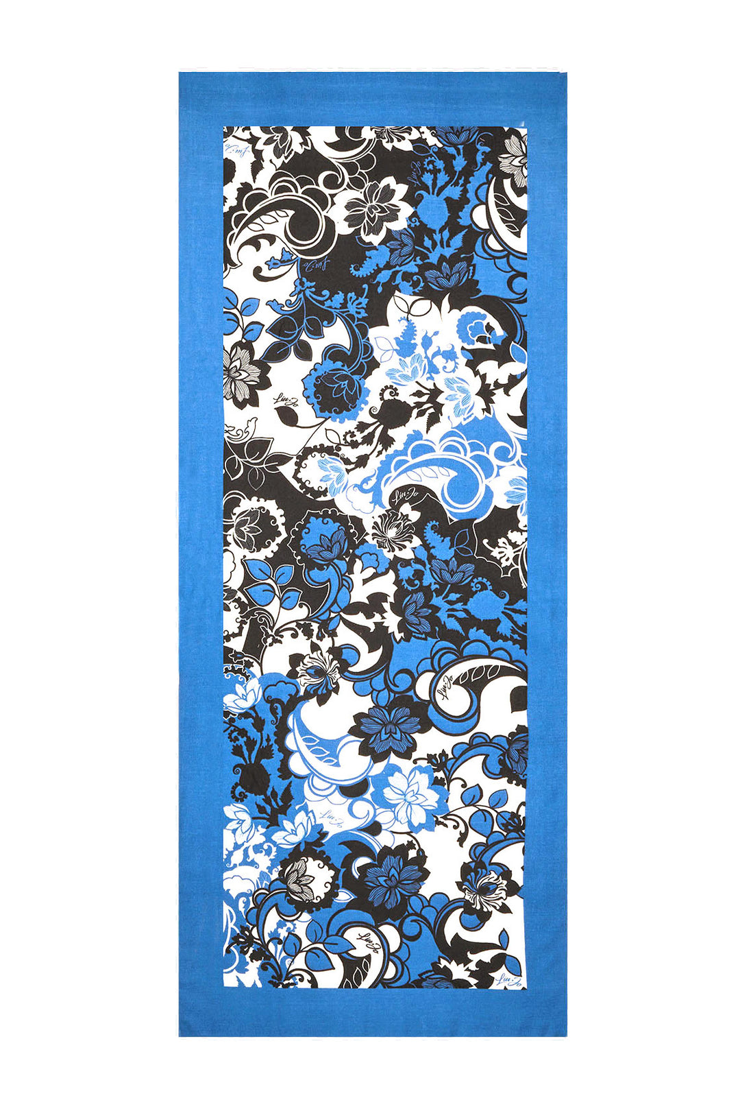 LIU JO Stola blu con stampa paisley floreale - Mancinelli 1954