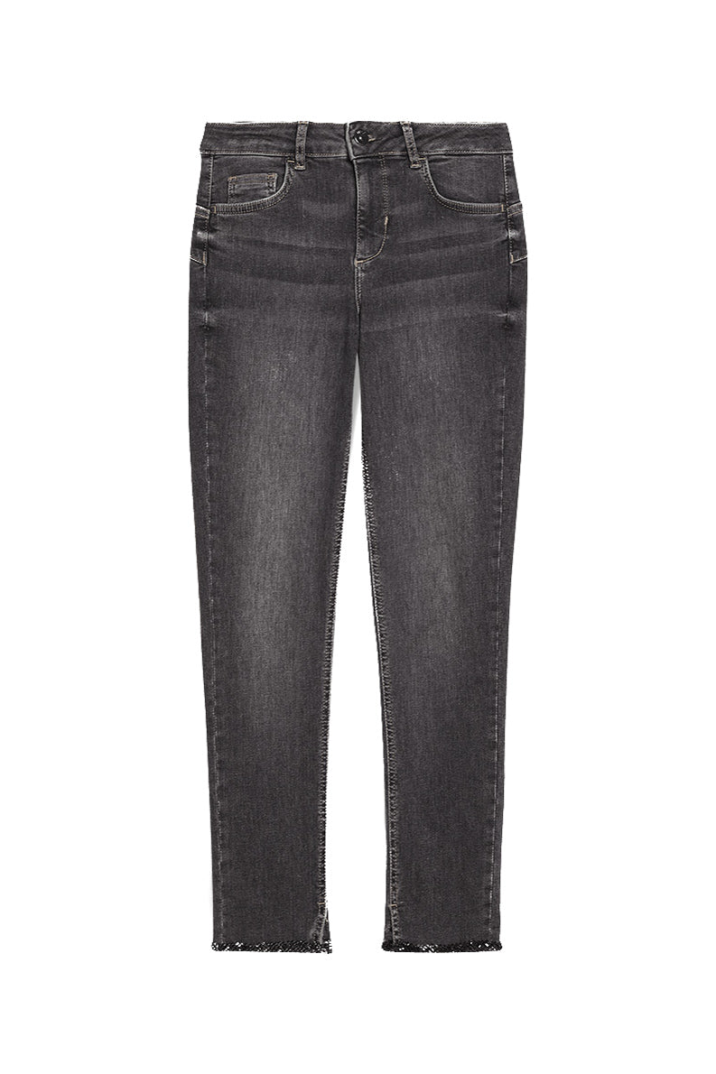 LIU JO Jeans skinny bottom up in denim grigio scuro stretch - Mancinelli 1954