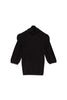 Dolcevita nero ecosostenibile lurex® con maniche a tre quarti