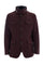 Burgundy winter jacket, in technical fabric and padded with down