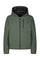 EZRA dark green reversible jacket with hood