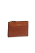 S brown leather clutch bag