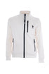 White sweatshirt in technical fabric with US Polo Assn logo.