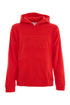 Red sweatshirt with USPA SPORT logo and hood