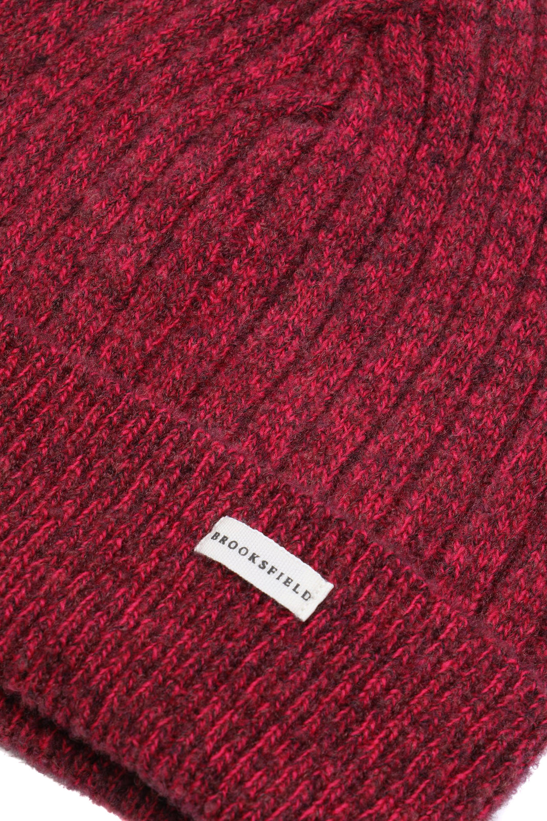 Brooksfield Berretto a coste rosso in misto lana - Mancinelli 1954