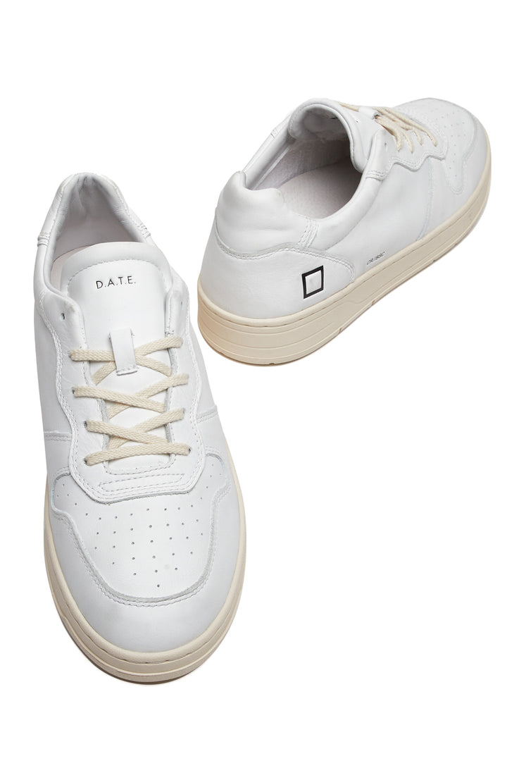 DATE Sneaker Court Basic White - Mancinelli 1954