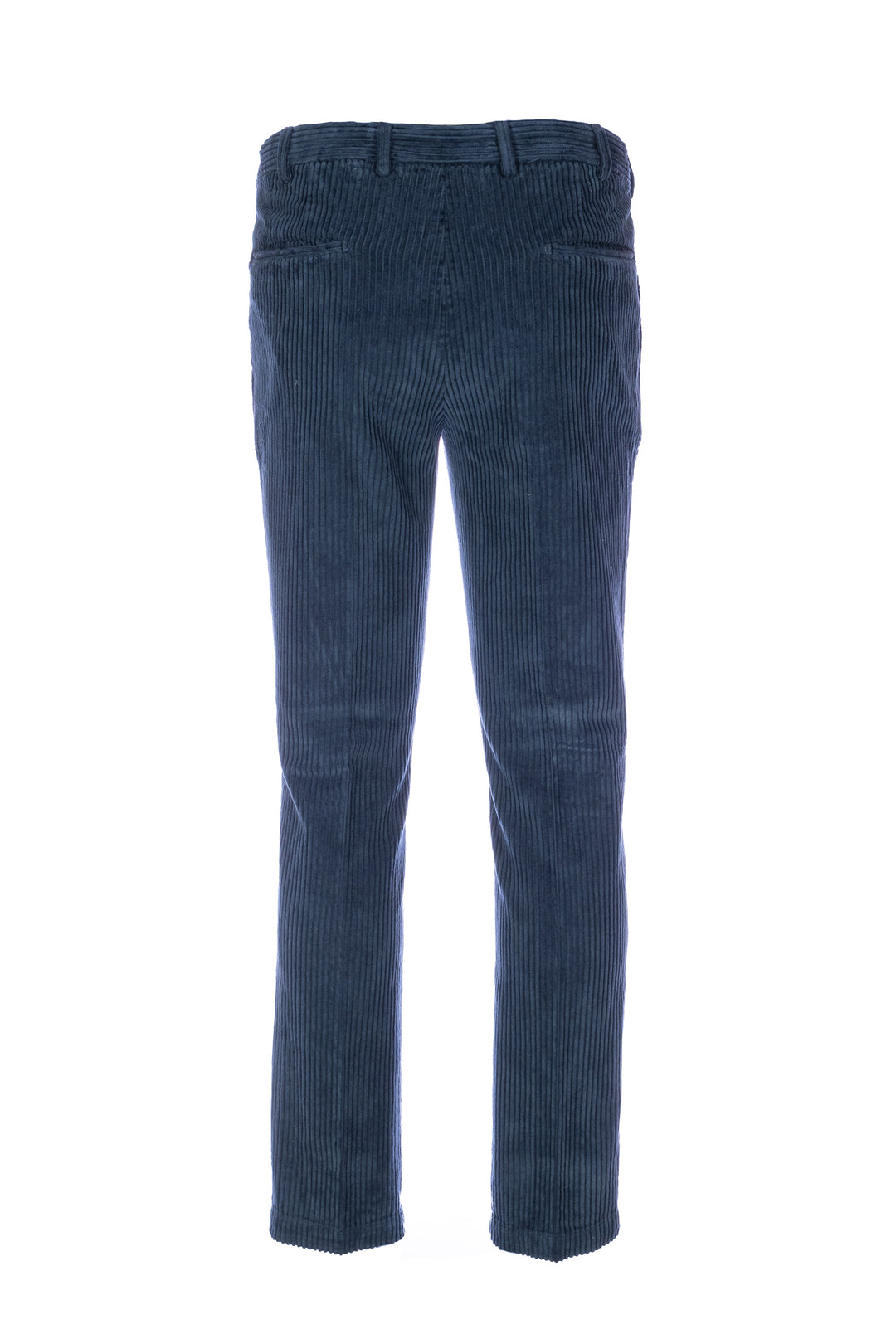 DEVORE Pantalone blu in velluto rocciatore con vita elastica - Mancinelli 1954