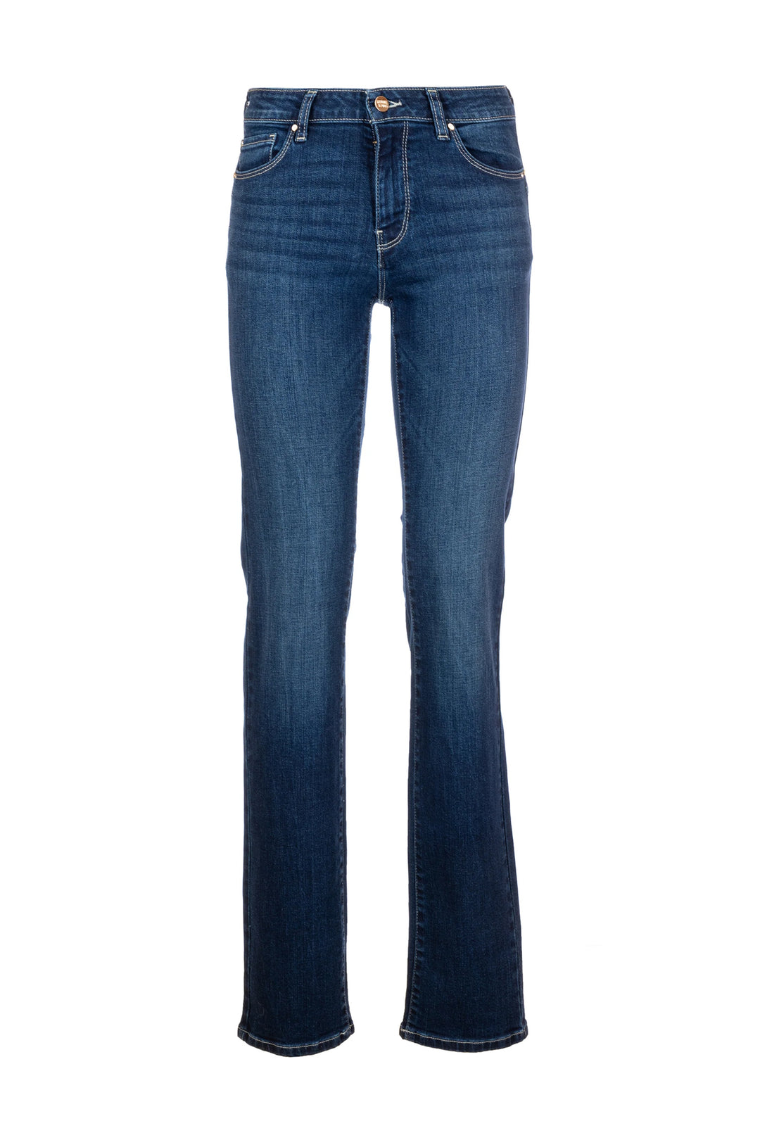 FRACOMINA Jeans flare effetto push up in denim con lavaggio medio - Mancinelli 1954