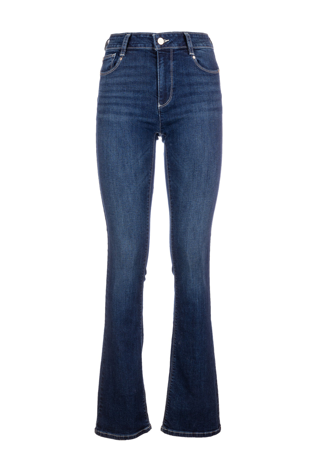 FRACOMINA Jeans bootcut effetto push up in denim con lavaggio scuro - Mancinelli 1954
