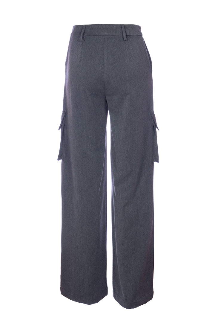 FRACOMINA Pantalone cargo grigio con bande laterali - Mancinelli 1954
