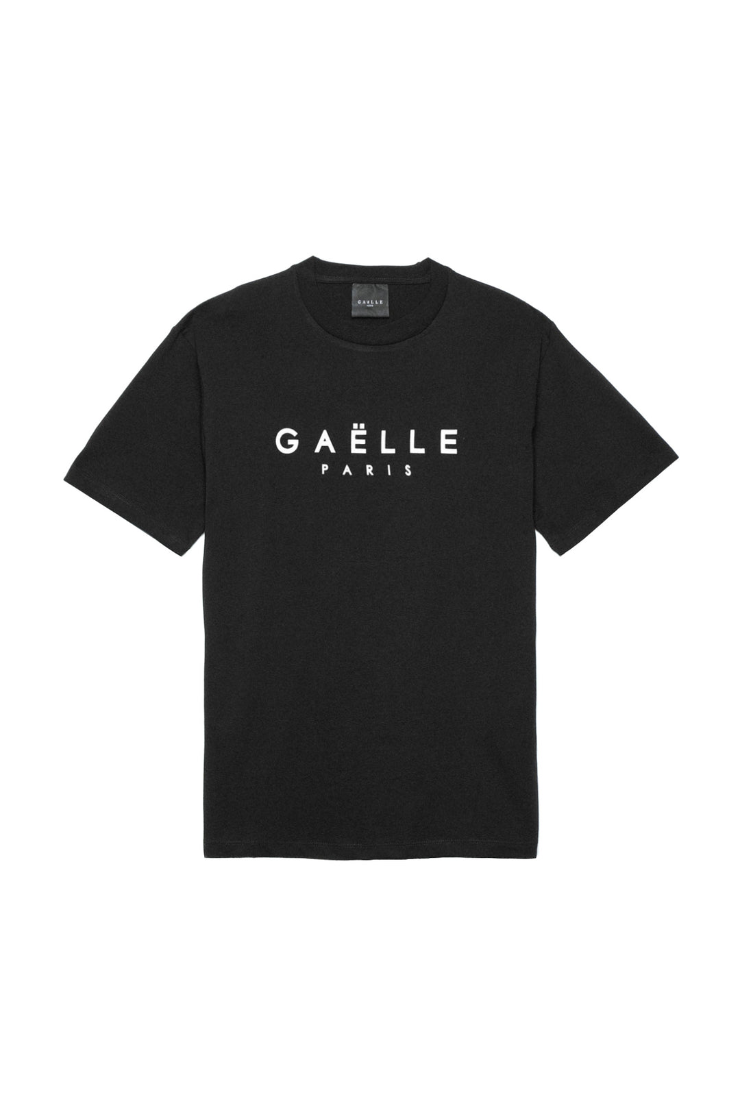 GAELLE T-Shirt Nera In Jersey Con Stampa - Mancinelli 1954