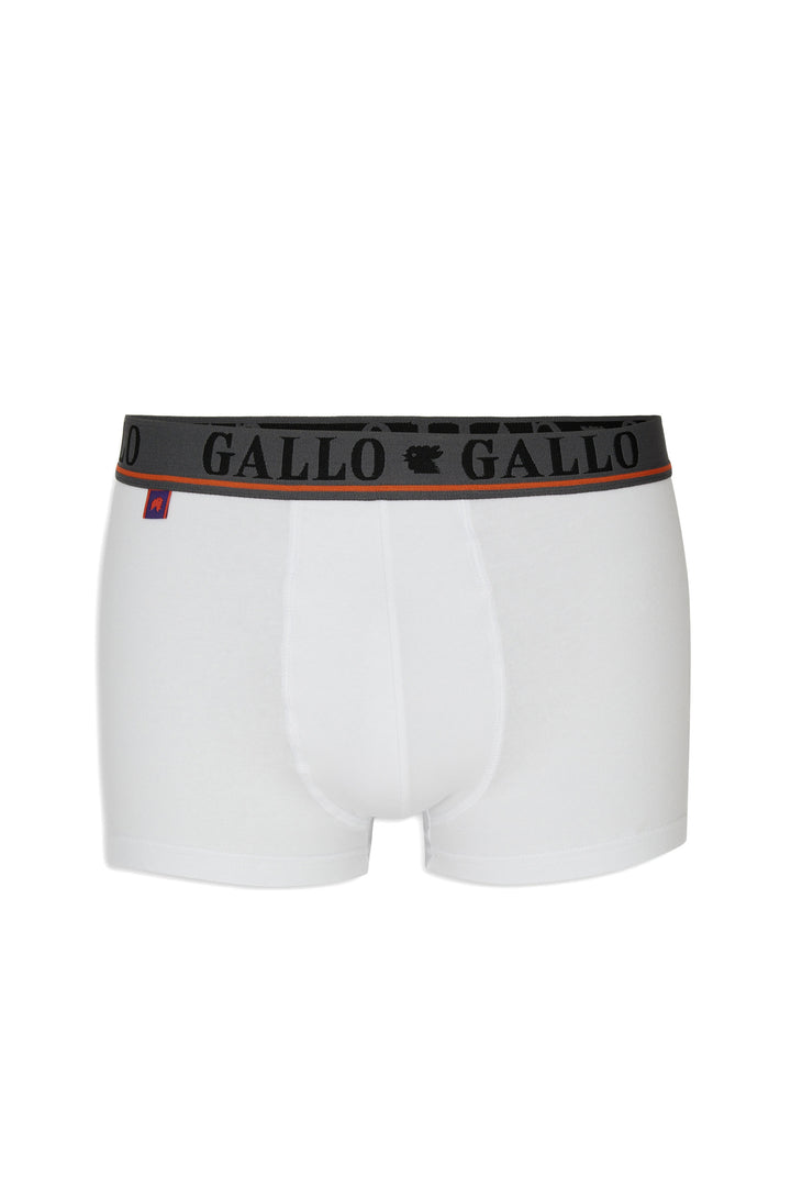 GALLO Boxer basico intimo cotone bianco tinta unita - Mancinelli 1954