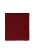 Sciarpa unisex lana e cashmere rossa costa inglese vanisé a due colori