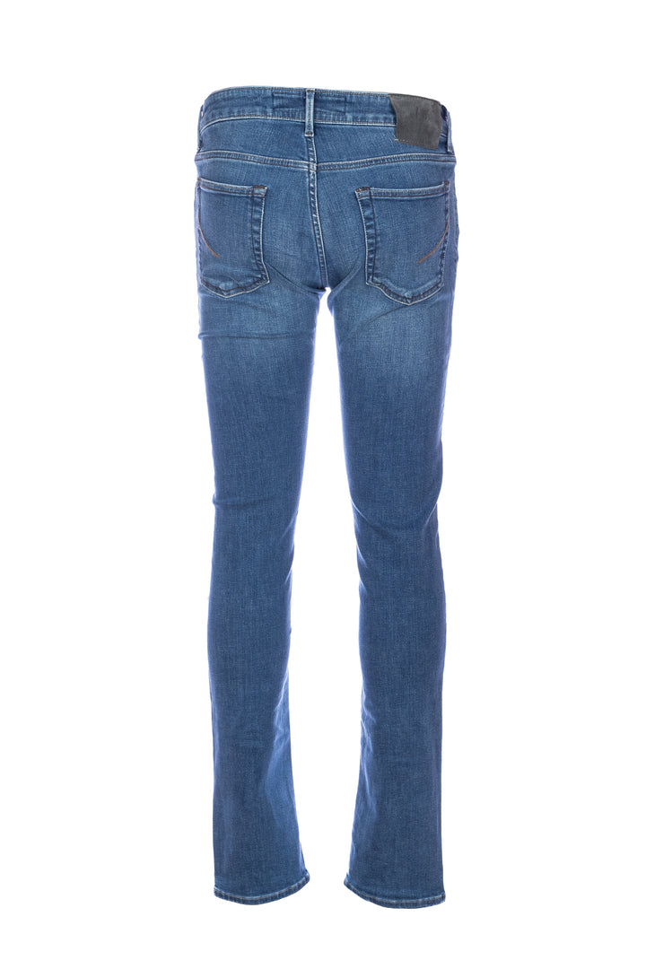 HANDPICKED Jeans 5 tasche “ORVIETO” in denim di cotone stretch lavaggio stonewash - Mancinelli 1954