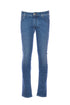 Jeans 5 tasche “ORVIETO” in denim di cotone stretch lavaggio stonewash