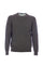 Maglia girocollo grigio scuro in cashmere
