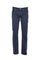 Pantalone slim 5 tasche “JORDAN” blu scuro in gabardina di cotone stretch