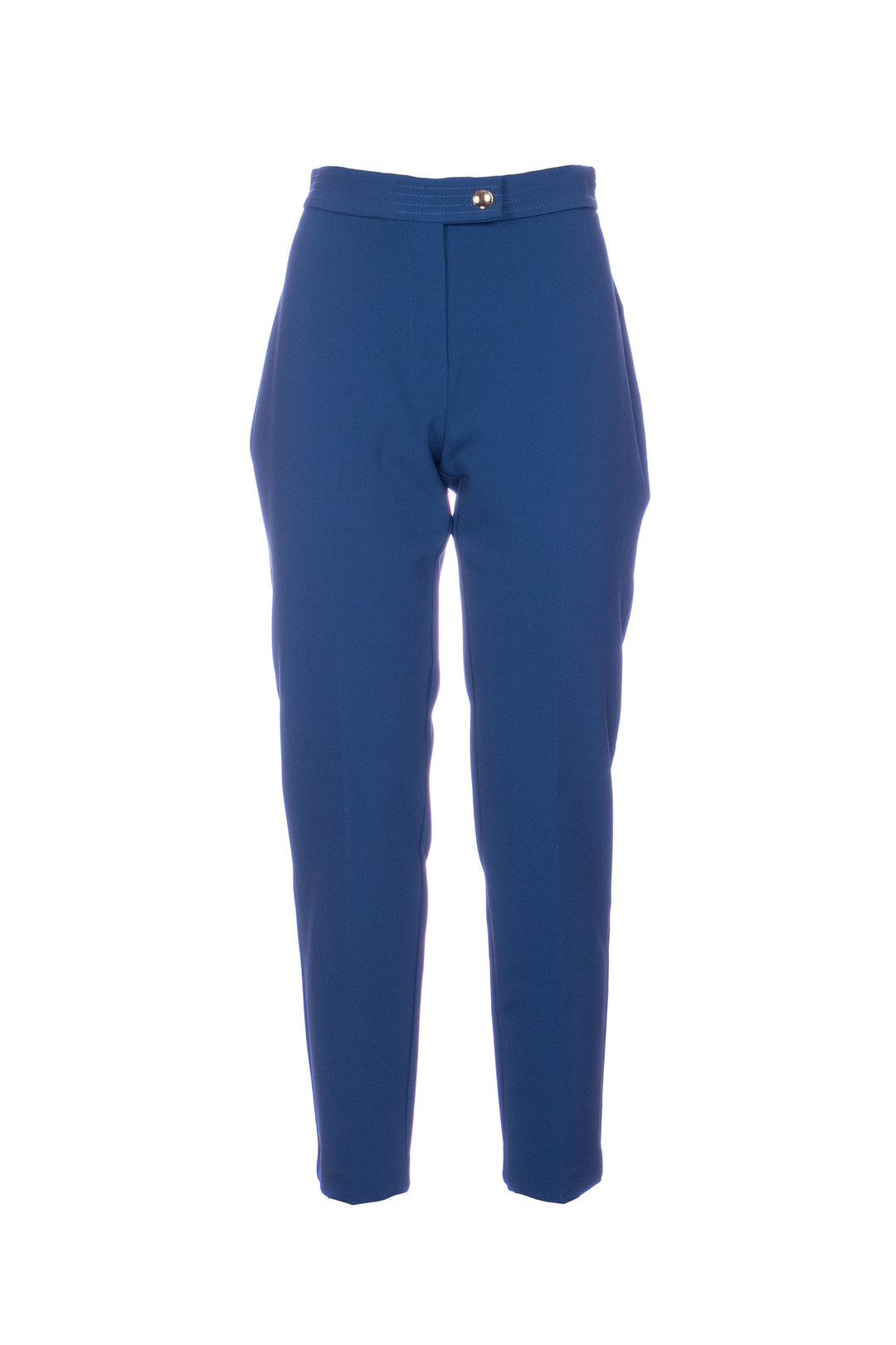KAOS Pantalone dritto blu in tessuto tecnico - Mancinelli 1954