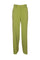 Pantalone dritto verde in tessuto tecnico