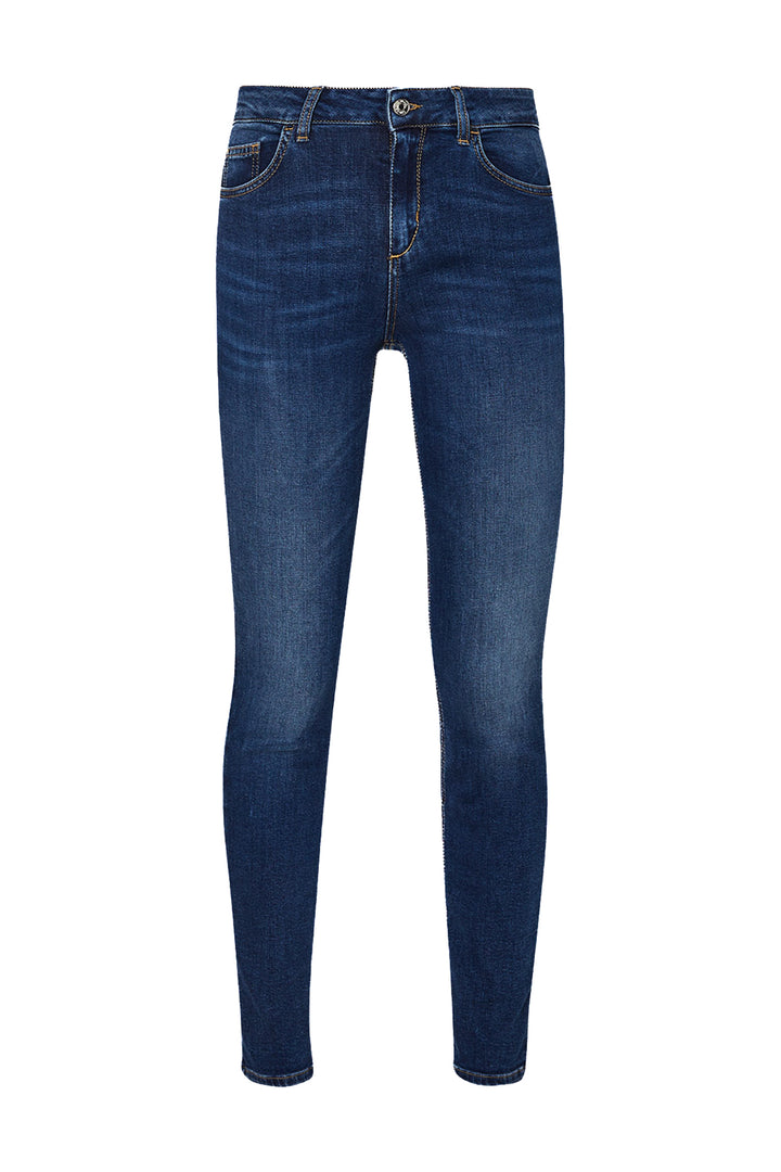 LIU JO Jeans skinny ecosostenibili in denim di cotone stretch lavaggio used - Mancinelli 1954