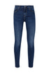 Jeans skinny ecosostenibili in denim di cotone stretch lavaggio used