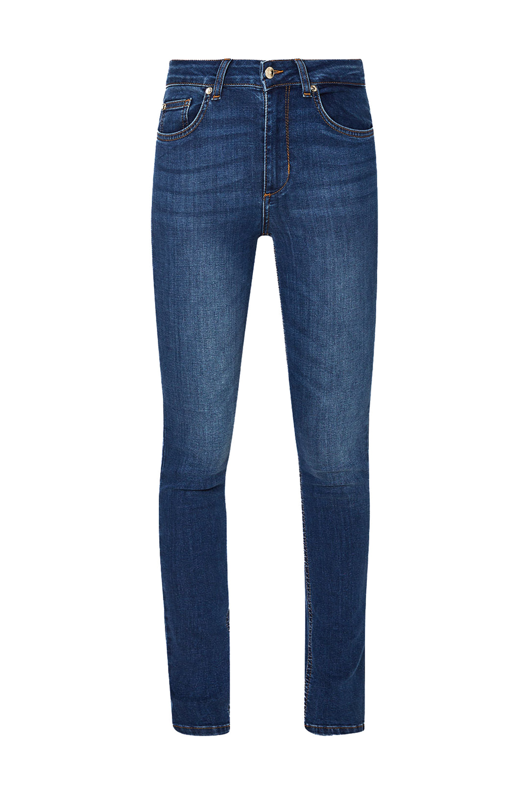 LIU JO Jeans skinny bottom up in denim di cotone stretch lavaggio used - Mancinelli 1954