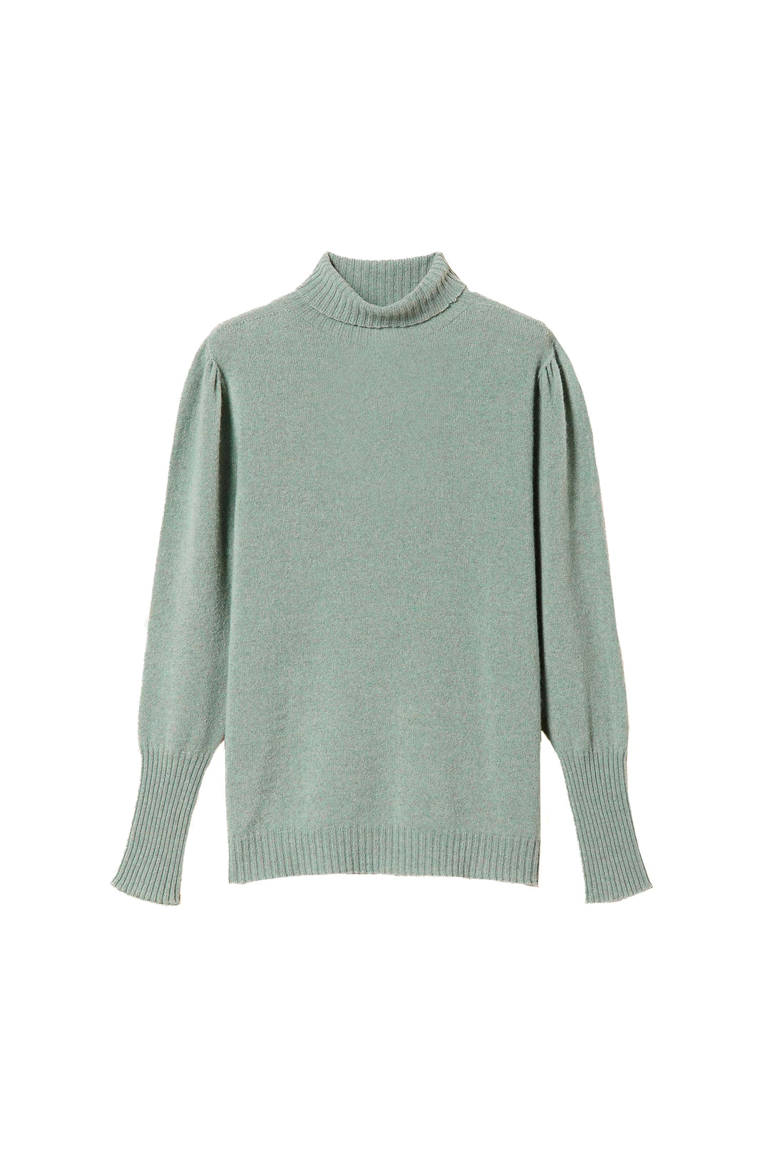 TWINSET Maglia dolcevita verde salvia in cashmere 232TT3243