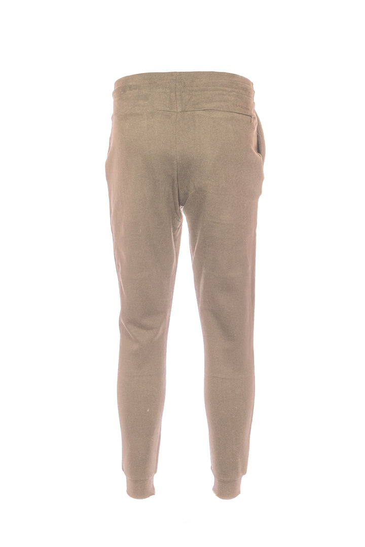 U.S. POLO ASSN. Pantalone sportivo Kirb beige in misto cotone con stampa U.S. Polo Assn. - Mancinelli 1954