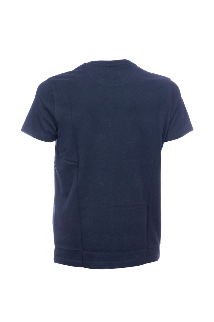 U.S. POLO ASSN. T-shirt blu navy in cotone heavy jersey con logo U.S. Polo Assn. - Mancinelli 1954