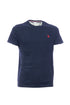 T-shirt blu navy in cotone heavy jersey con logo U.S. Polo Assn.