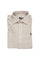 Camicia slim fit beige in velluto con logo U.S. Polo Assn.