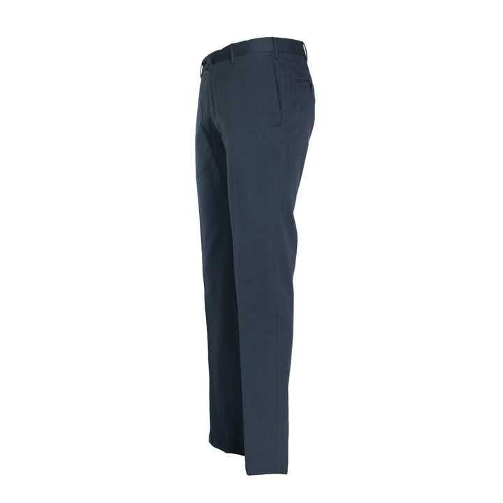 PT TORINO Pantalone in cotone e seta stretch super slim fit Blu - Mancinelli 1954