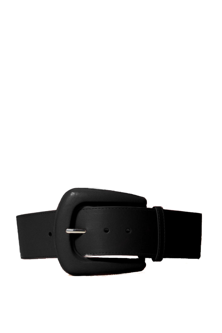 ACTITUDE TWINSET Cintura con maxi-fibbia nera - Mancinelli 1954