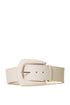 Belt with maxi chantilly buckle