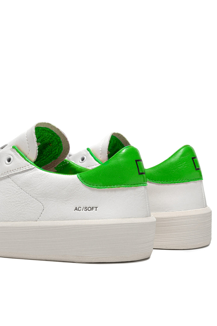 DATE Sneaker ACE SOFT white-green - Mancinelli 1954