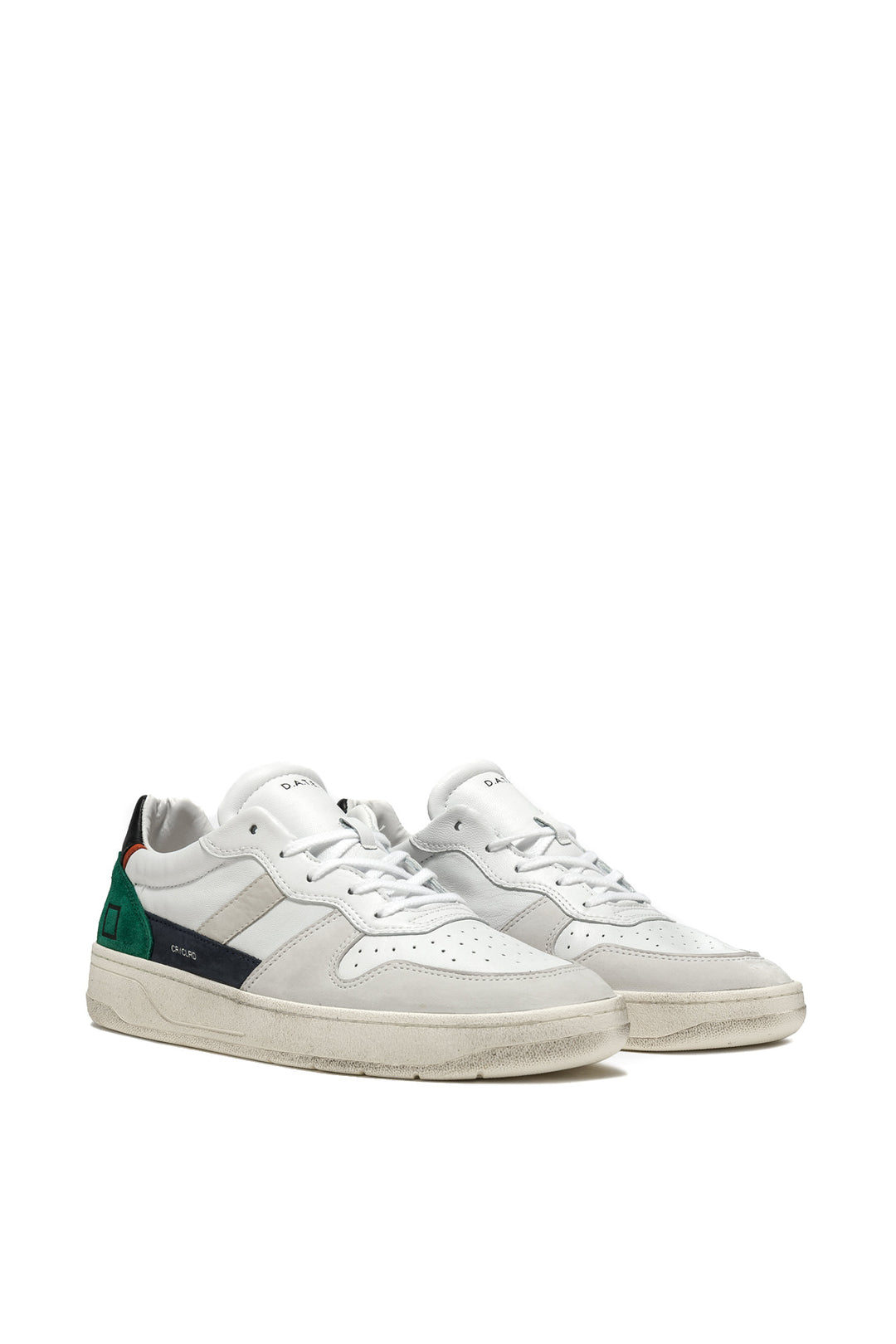 DATE Sneaker COURT 2.0 colored white-green - Mancinelli 1954